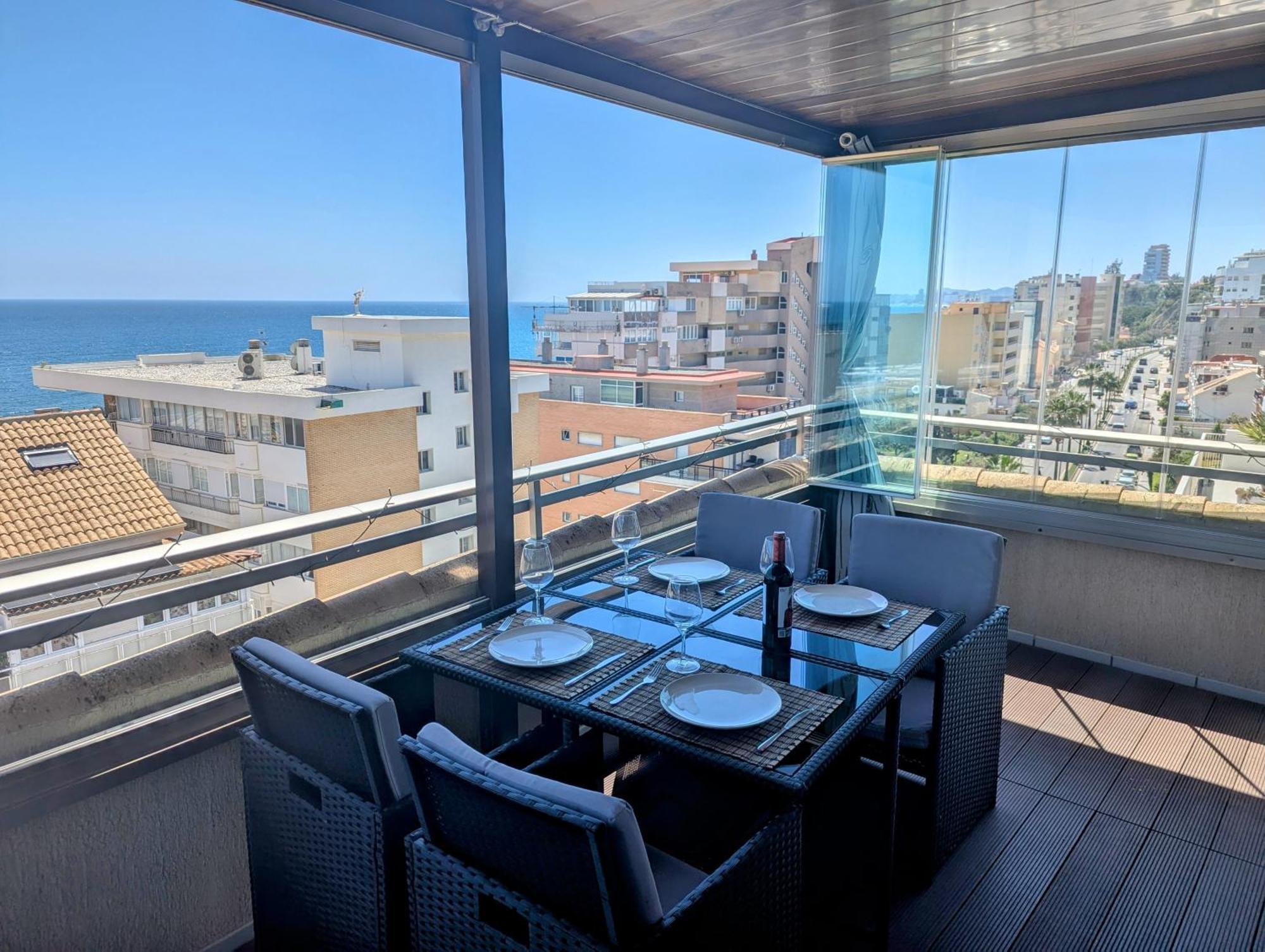 Modern Penthouse Apartment - 1 Min From The Beach Fuengirola Bagian luar foto